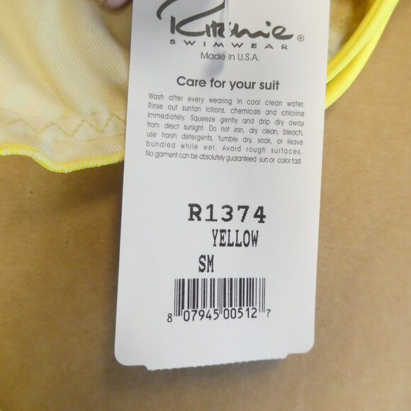 Ritchie Swimwear Bikini with coverup Size: Small - Yellow - Picture 5 of 8